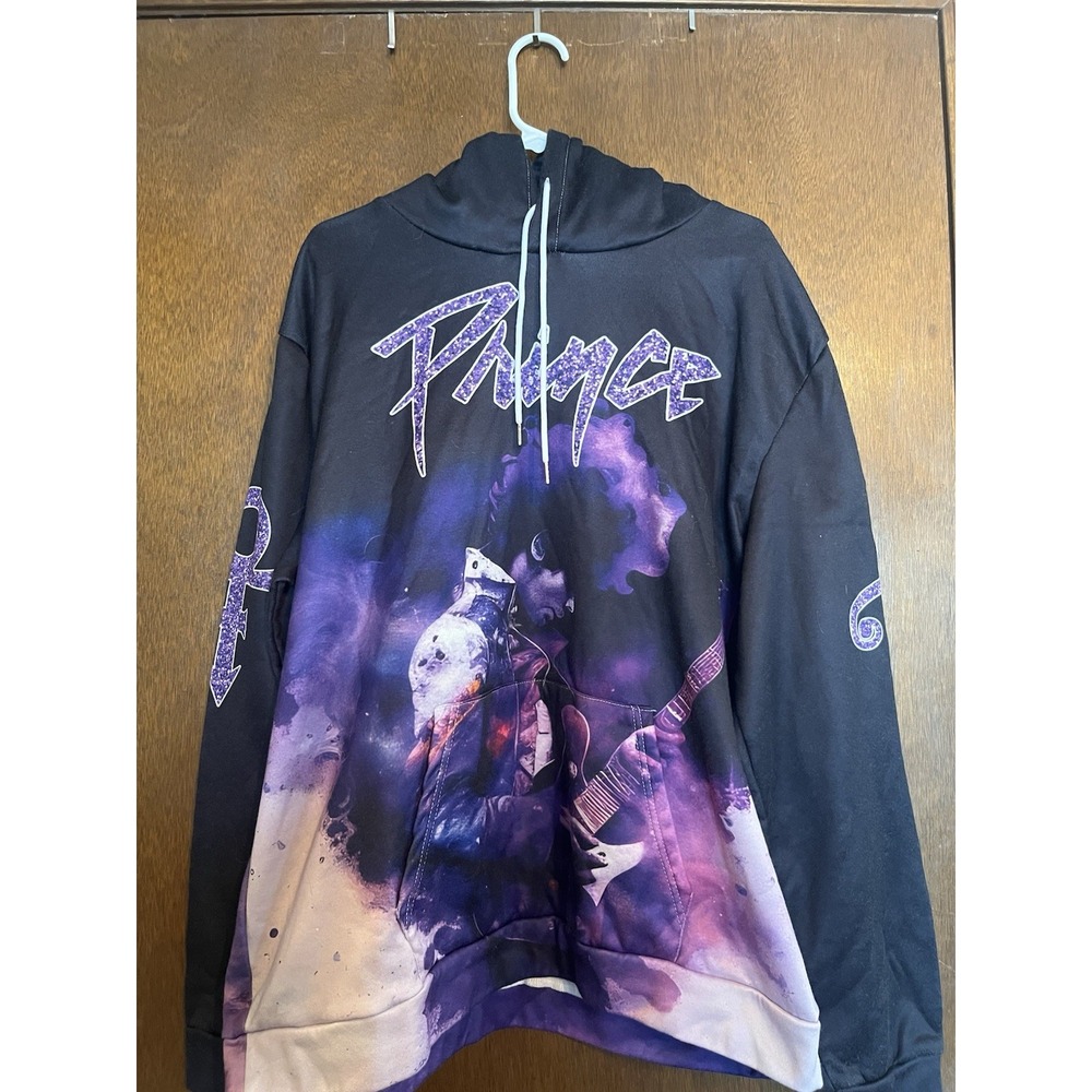 Prince Purple Rain Satin Hoodie